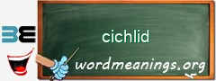 WordMeaning blackboard for cichlid